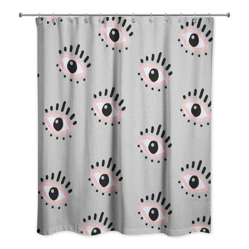 Rideau de douche Roos, Gris