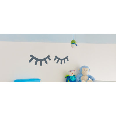Décalcomanie murale yeux de sommeil
