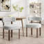 Chaise d'appoint rembourrée en bois massif-1847099154