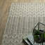 Tapis intérieur / extérieur brun clair / gris en polypropylène tissé à la machine Jerimey-1926533406