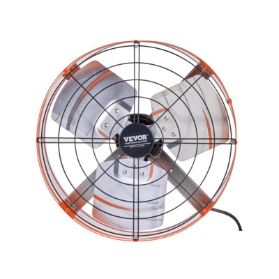 15 Inch Gable Mount Fan 1650 CFM Attic Exhaust Fan with Adjustable Thermostat