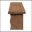 Banc en bois avec pieds robustes