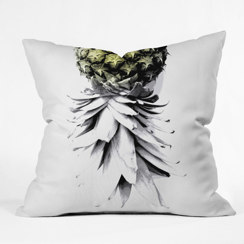 Pineapple Outdoor Throw Pillow, 18" x 18"