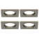 4" Rectangle Open Recessed Trim