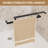 Aluminum Frame Double Sliding Shower Door, 1/4" (6mm) Clear Tempered Glass With Explosion-proof Film, Dual Stainless Steel Handles-121607575