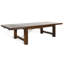 Table de salle à manger Reggie, extensible brun acajou rectangulaire 86-122 pouces