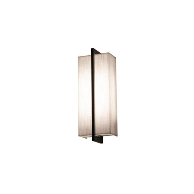 289C0D567E124D679D11D5A53AA0E37C Apex 14 In. LED Wall Sconce Linen White/Espresso 120-277v, 30/35/40k