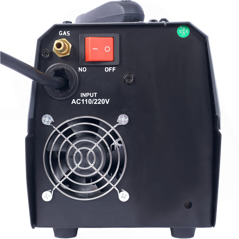 Soudeuse MIG 140A, soudeuse multi-processus 110V, machine de soudage MIG sans gaz, flux 4 en 1 MIG / fil solide / soulever TIG / soudeuse à arc