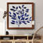 Deep Blue Branch II - Toile encadrée de qualité supérieure - prête à être accrochée-124647058-124647056