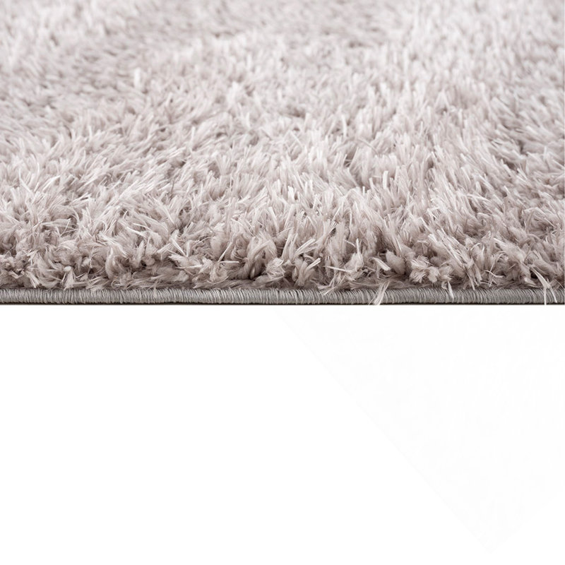 Tapis à poils longs en polyester doux, Rectangle 5 pi 3 po x 7 pi