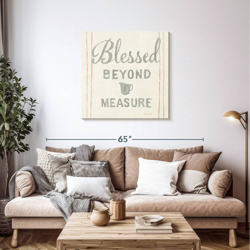 Plaque murale Khylige Floursack Kitchen VI, H 36 po x l 36 po