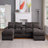 Modern - Luxe Modular Sectional Sofa With Built - In Console & Reclining Elements-1657960175