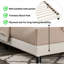 Lit plateforme tapissier Findlay Plush 3D-1798417956