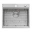 Siena 25" L x 22" W Drop-In Kitchen Sink with Basket Strainer