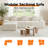 118" Modular L-Shaped Sectional Sofa, Boneless Chenille Cloud Couch with Movable Ottoman-186147989