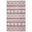 Tapis rose nouvel âge en laine 5 pi 1 po x 8 pi 1 po Iagulli