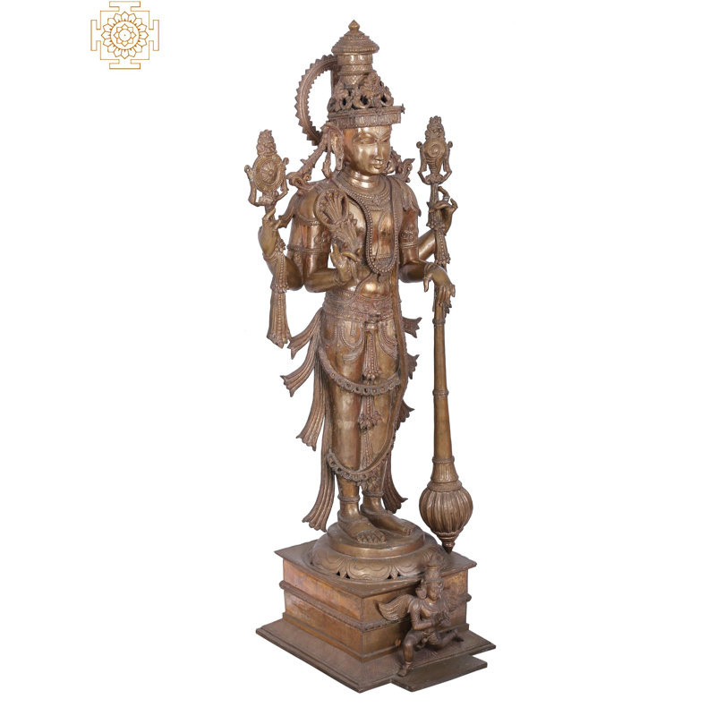 Grande statue de lord Perumal