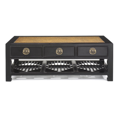 Hangzhou Solid Wood Four Leg Coffee Table with Storage