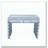 Mirror Console Table with 2 drawers
