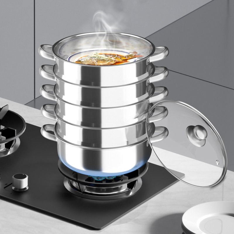 5-Tier Stainless Steel Steamer