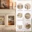 Buffet moderne 94,5 "avec 6 portes et tiroirs en verre, buffet multifonctionnel avec tablette réglable-685457810