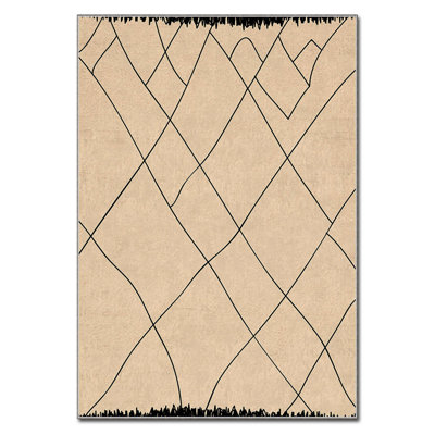 Luxurious Polyester Carpet, 39.4 x 70.9 Inches | 740 g/m² | Velvet Fabric with Non-Slip Felt Dot Underside | Laminated Sponge for Comfort | Easy to Clean & Machine Washable | Perfect for Living Room & Bedroom Décor
