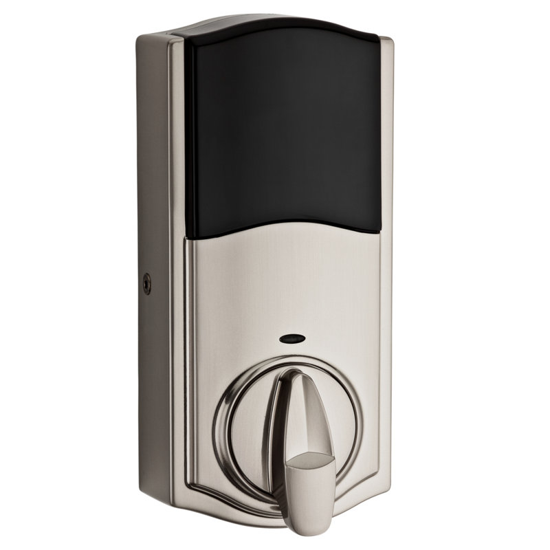 Kwikset Premis Touchscreen Smart Lock with SmartKey, Satin Nickel
