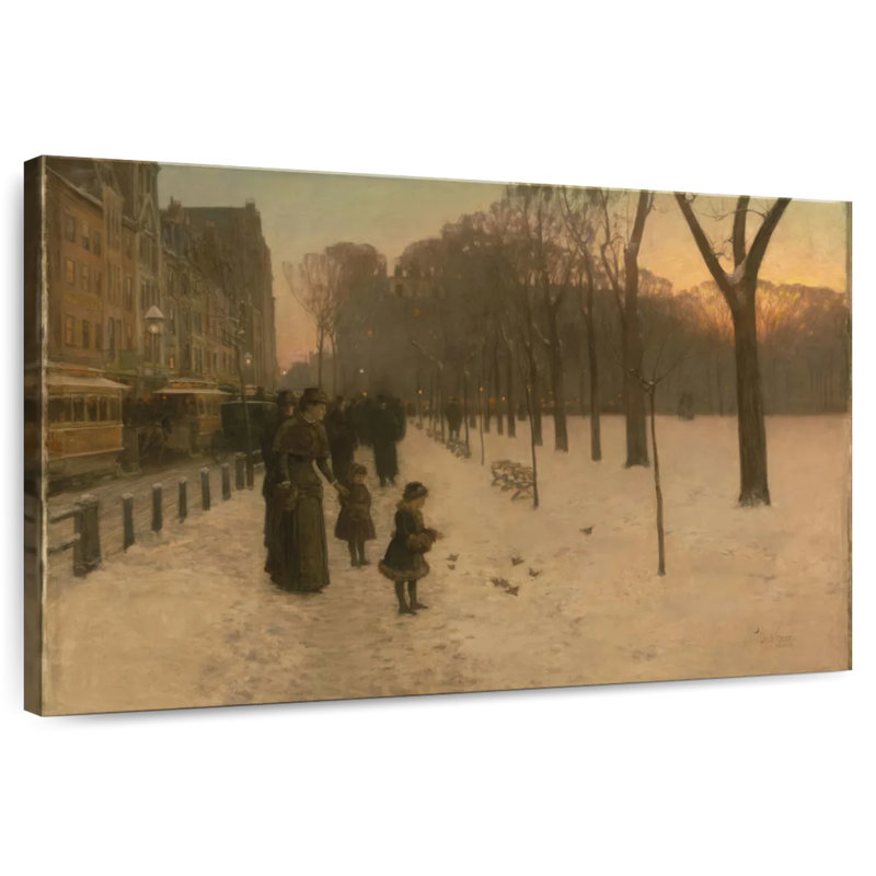 Rampe Boston Common au crépuscule, H 8 po x l 12 po