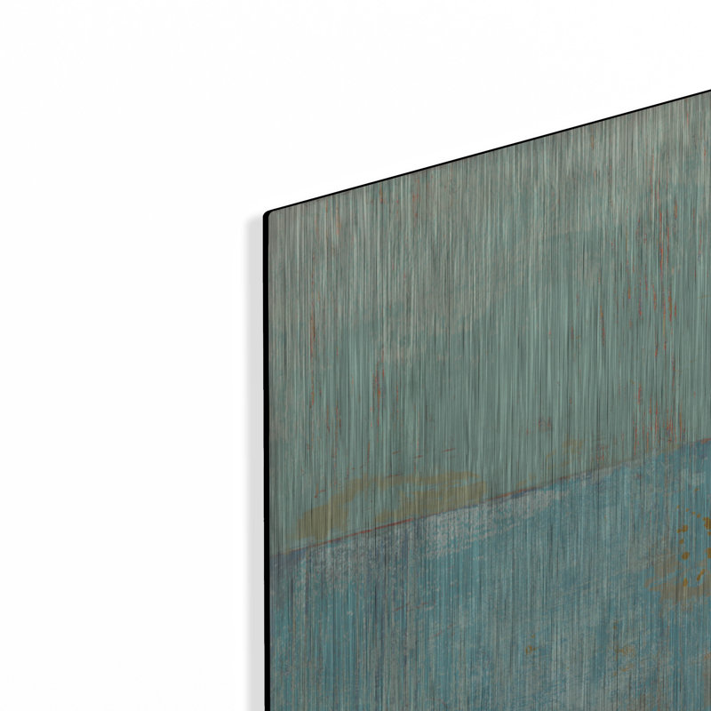 Dovecove «Coastal Blues No 2» par Suzanne Nicoll, art mural en métal, H 24 po x l 16 po