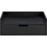 Modern Floating Wall Shelf With Drawer - Multi-Purpose Space-Saving Design For Home Or Office