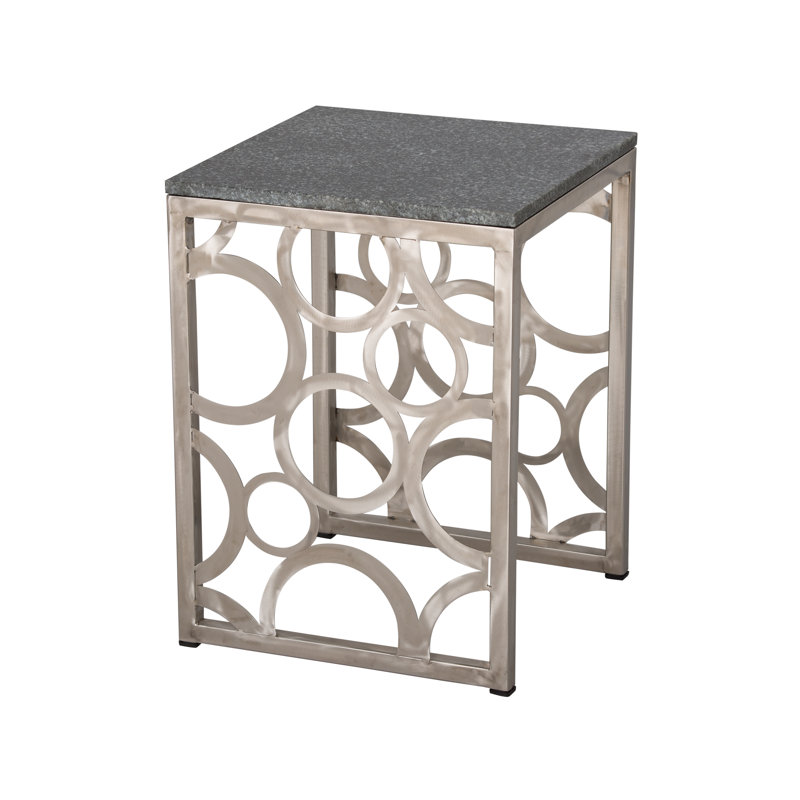 Tabouret d'appoint Keralup, Acier inoxydable