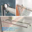 Porte de douche coulissante de qualité supérieure, l 60 po x H 74 po, largeur réglable 56 à 60 po, verre trempé 5/16 po-111737616