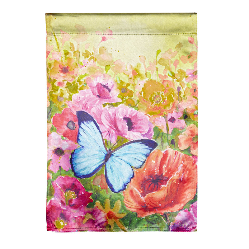 Drapeau de jardin papillon