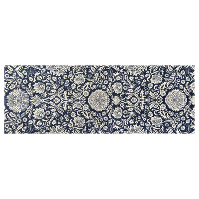 Tapis de couloir une pièce bleuet