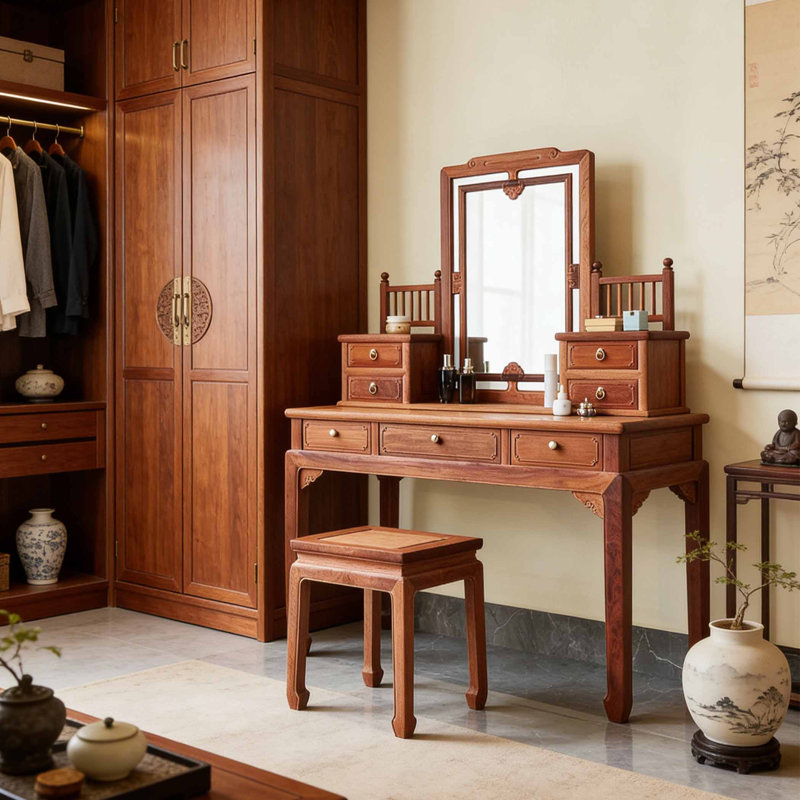 Nouvelle coiffeuse de chambre de style chinois