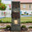 39.3''H Garden Freestanding Water Fountain Outdoor,4 Tiers Floor Standing Waterfall Indoors Fountains With LED Lights For Garden, Patio, Backyard, Deck, Porch And Home Art Decor