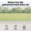 Vidaxl Fence With Posts Steel-116797758-116797762