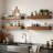 Wooden Floating Wall Shelves-265368819