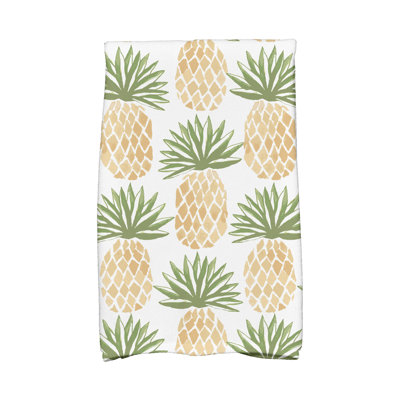 Pineapples Poly Twill Kitchen Towel
