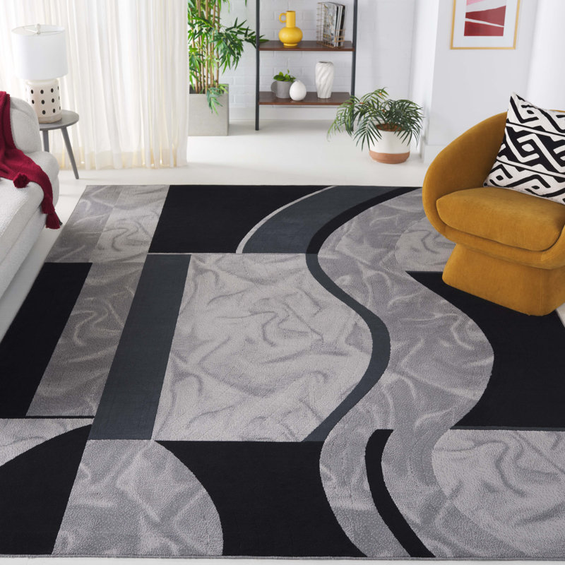 Guberman Performance Abstract Rug, Rectangle 8' x 10'