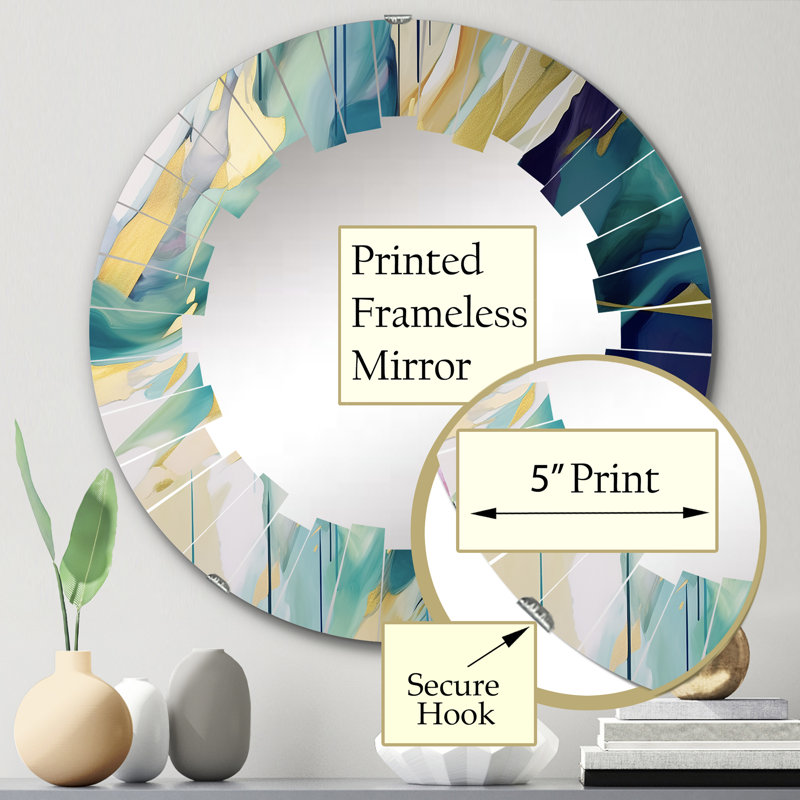 Miroir mural Wilbon, 24 po x 24 po