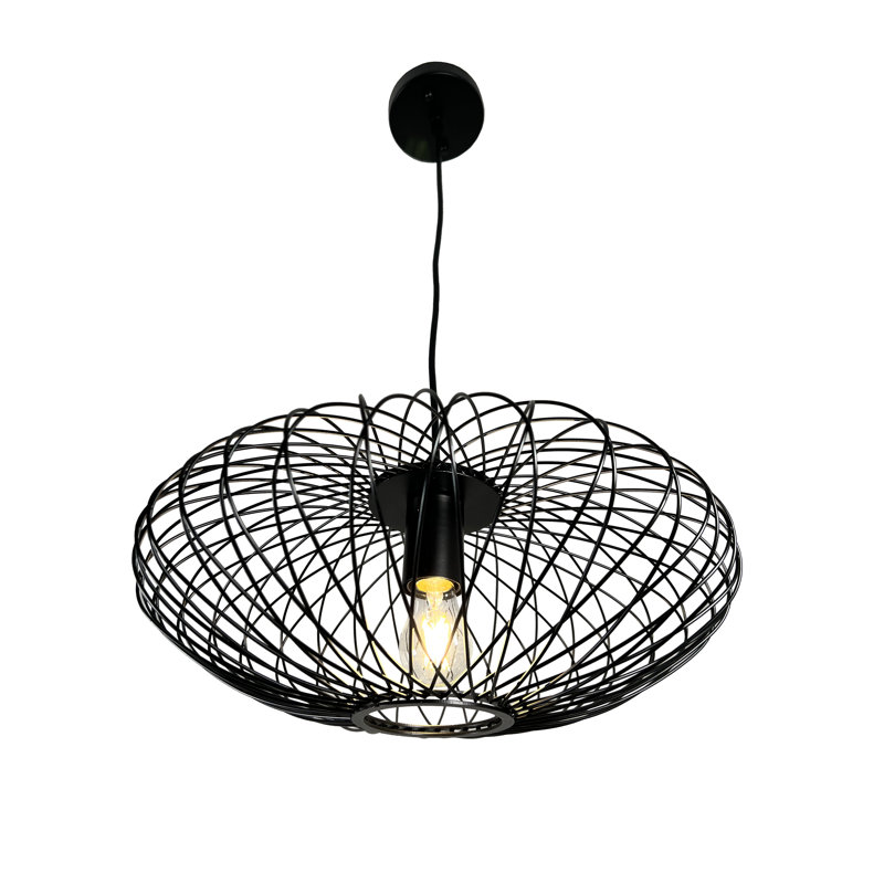 1 - Light Black Single Pendant