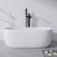 Baignoire de trempage autoportante à surface solide 51 po Forma