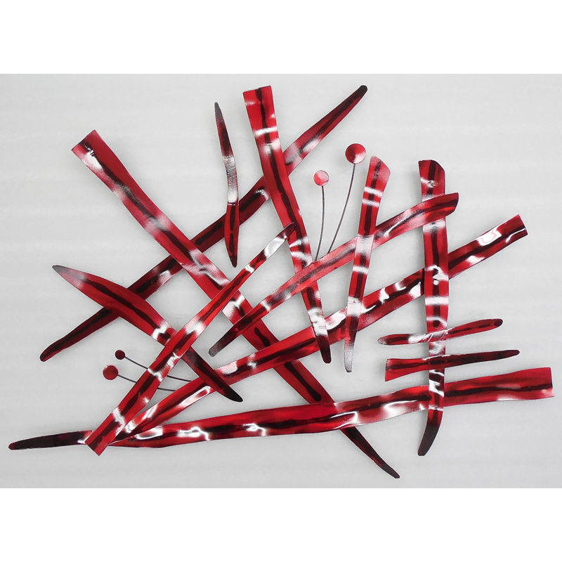 Handmade Modern Abstract Wall Decor on Metal
