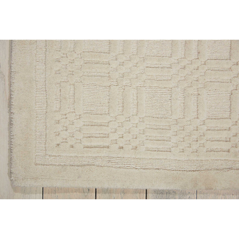 Tapis ivoire Tressa, Tapis de couloir 2 pi 3 po x 7 pi 6 po