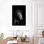 Cheval noir dans le noir sur toile-607744677