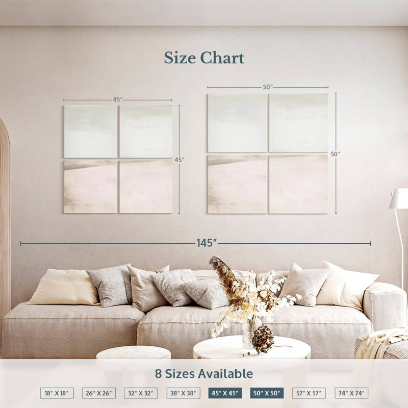 Avery Blush Balance II, H 50 po x l 50 po