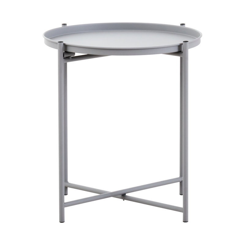 Alexica End Table, Grey, Grey
