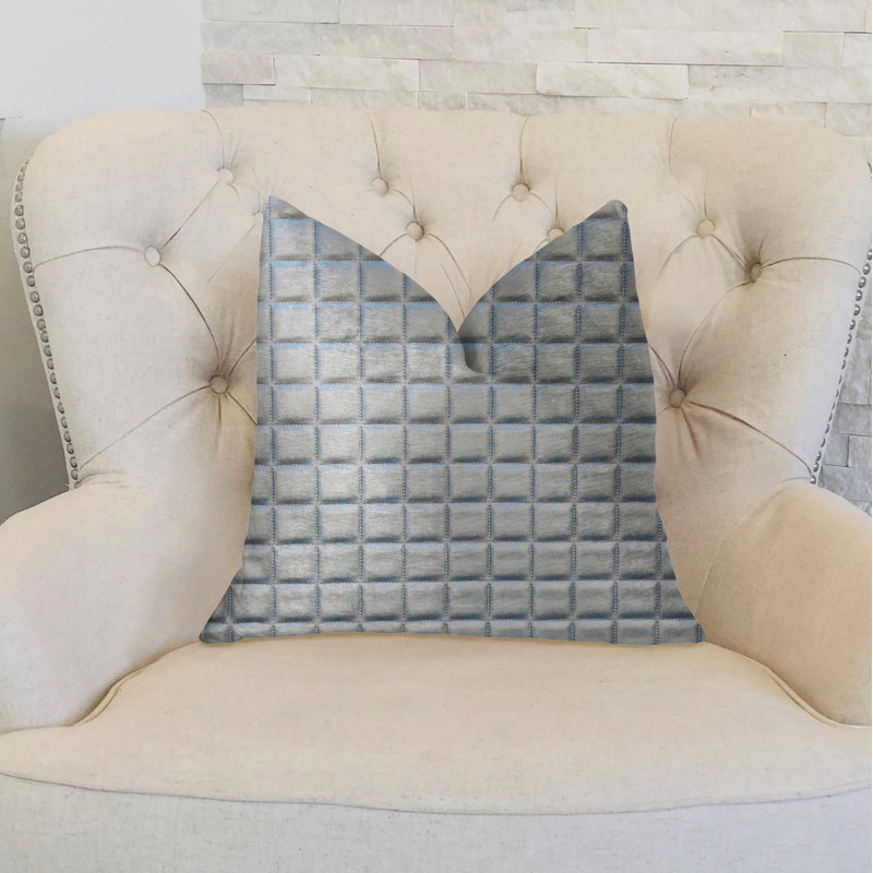 Plaid Reversible Throw Pillow, 20" x 20"