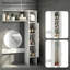 MDF Freestanding Over The Toilet Storage-853591623